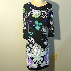 Studio 1 Dress Size 14 Embellished Neckline $18